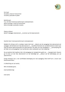 Opzegtermijn Abonnement, lees meer informatie over de opzegtermijnen van abonnementen. 