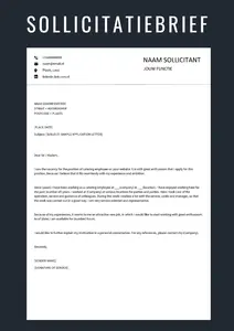 Voorbeeld Sollicitatiebrief Engels 2 | Tips voor de perfecte brief | Voorbeeld opensingszinnen en slotzinnen | Opmaak van een sollicitatiebrief