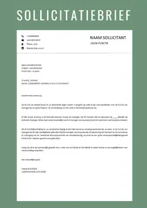 Voorbeeld Sollicitatiebrief Manager | Tips voor de perfecte brief | Voorbeeld opensingszinnen en slotzinnen | Opmaak van een sollicitatiebrief
