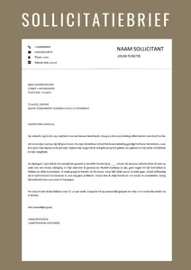 Voorbeeld Sollicitatiebrief onderwijs Tips voor de perfecte brief | Voorbeeld opensingszinnen en slotzinnen | Opmaak van een sollicitatiebrief