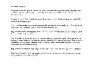 Voorbeeld fietsplan, bekijk en download het voorbeeld. 