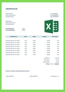 Creditnota | Hoe maak je een Creditfactuur? Wat zijn de Verschillen met een Normale Factuur? - Lees alles over de Creditnota + Gratis Downloads in Word en Excel