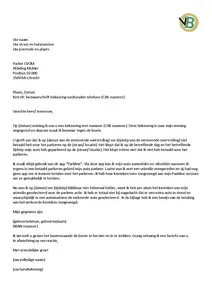 Bezwaarschrift bekeuring verkeerd kenteken