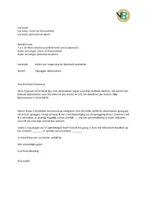 Bezwaarschrift Ontslag, verschillende voorbeelden