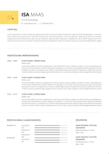 CV voorbeeld Word 1 | eenvoudige (Gratis) cv template | Maak in een handomdraai je cv in Word met onze gratis templates en start direct met solliciteren. 