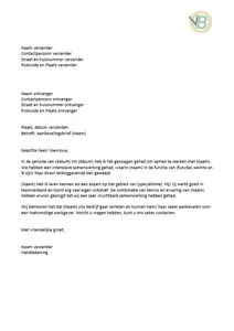 Aanbevelingsbrief, bekijk en download de verschillende voorbeelden. 
