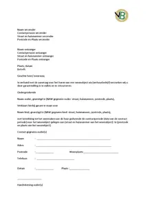 Voorbeeld Garantstelling, bekijk en download een voorbeeld garantstelling