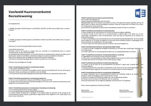 Model contracten en overeenkomsten, diverse gratis voorbeelden