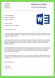 Voorbeeld motivatiebrief Kinderdagverblijf | Schrijf de Perfecte Brief met onze Gratis Voorbeeld Brieven | Pedagogisch Medewerker | BBL | Kinderopvang