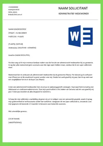 Voorbeeld motivatiebrief Open sollicitatie | Schrijf de Perfecte Brief met onze Gratis Voorbeeld Brieven | Gemeente | Onderwijs | Politie