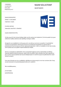 Voorbeeld Motivatiebrief, bekijk een voorbeeld van een motivatiebrief en download deze gratis in Word. 