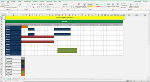 Voorbeeld Rooster Excel, bekijk en download het voorbeeld.
