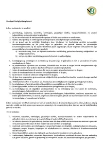 Download een voorbeeld veiligheidsreglement in Word