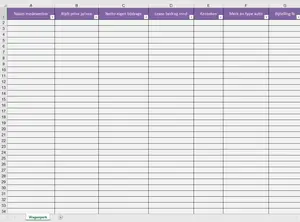 Wagenparkbeheer, voorbeeld van een goed systeem voor het beheer van uw wagenpark in Excel, met gratis download. 