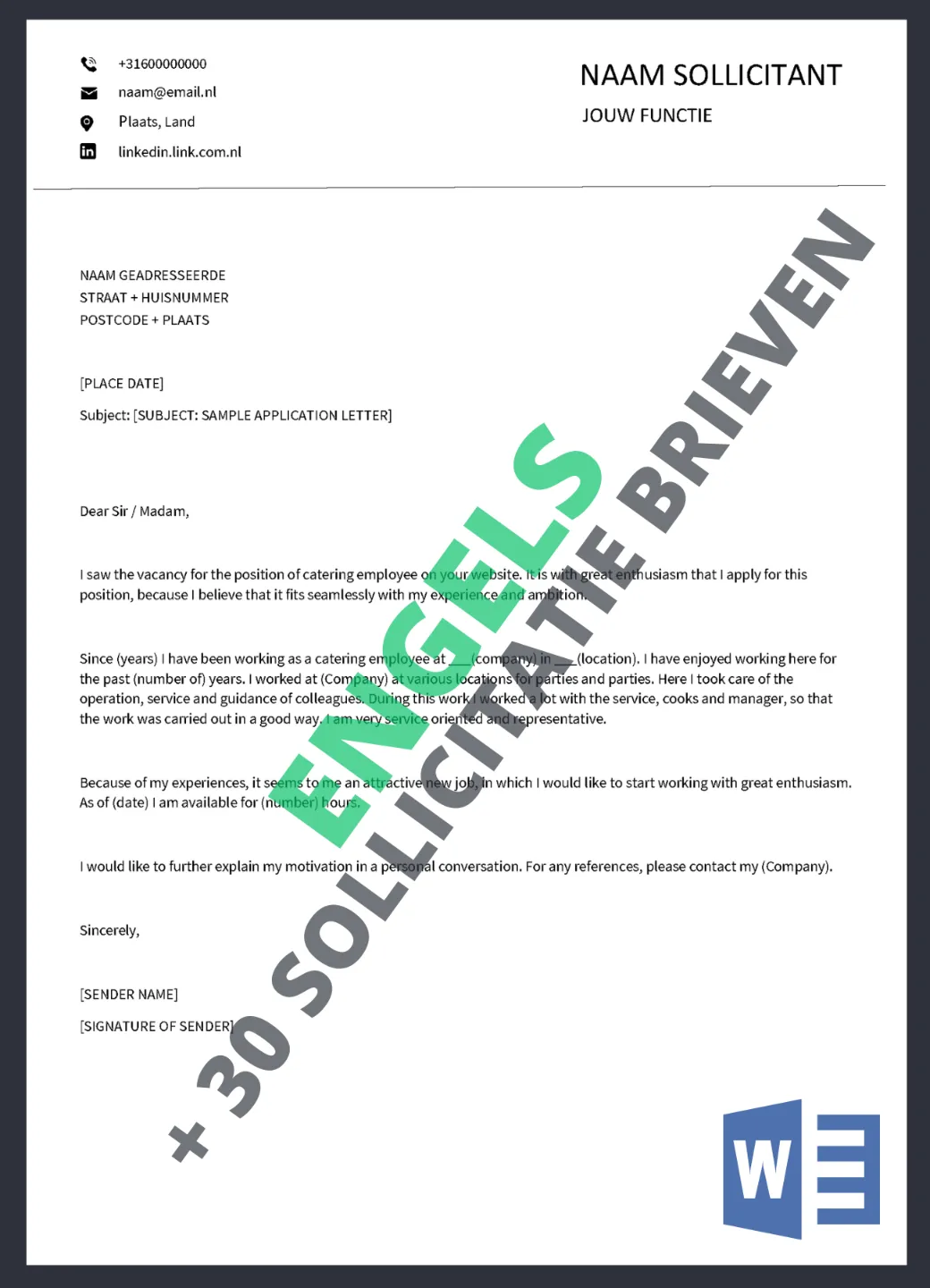 Voorbeeld-Sollicitatiebrief-engels