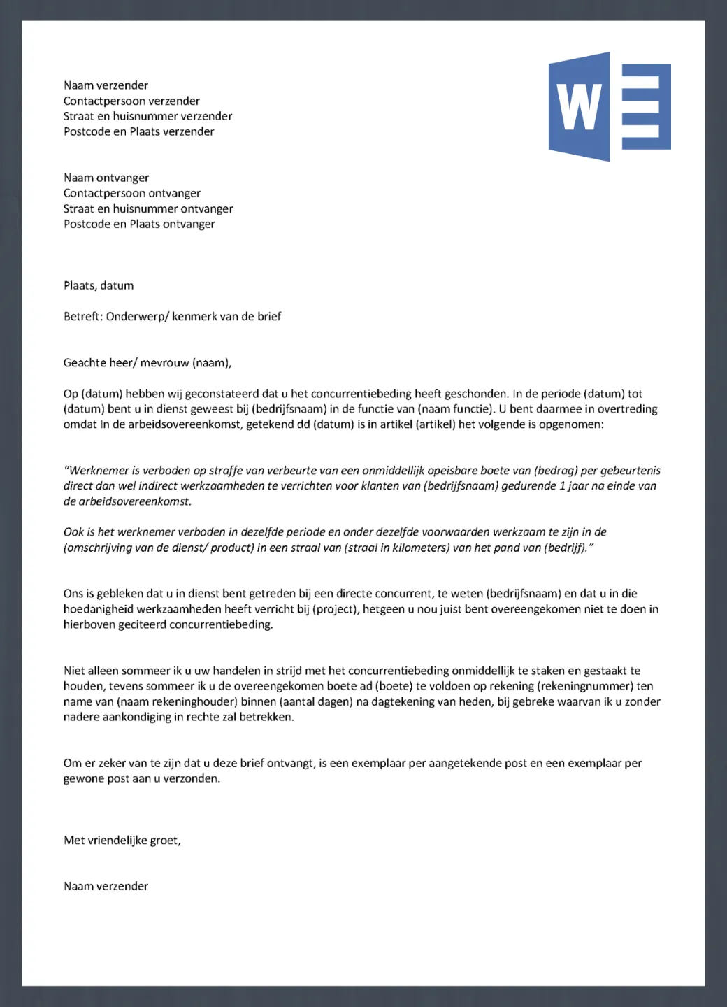 voorbeeld-arbeidsovereenkomst-bepaalde-tijd-gratis-sjabloon
