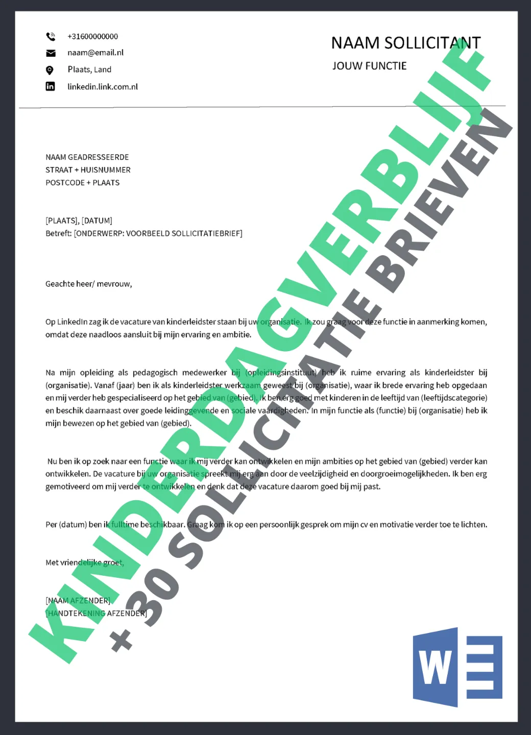 Voorbeeld-sollicitatiebrief-kinderdagverblijf