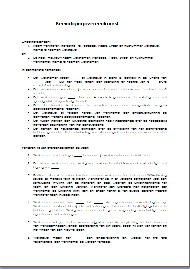 Voorbeeld Arbeidsovereenkomst Ondernemen Met Personeel  Mobile Legends