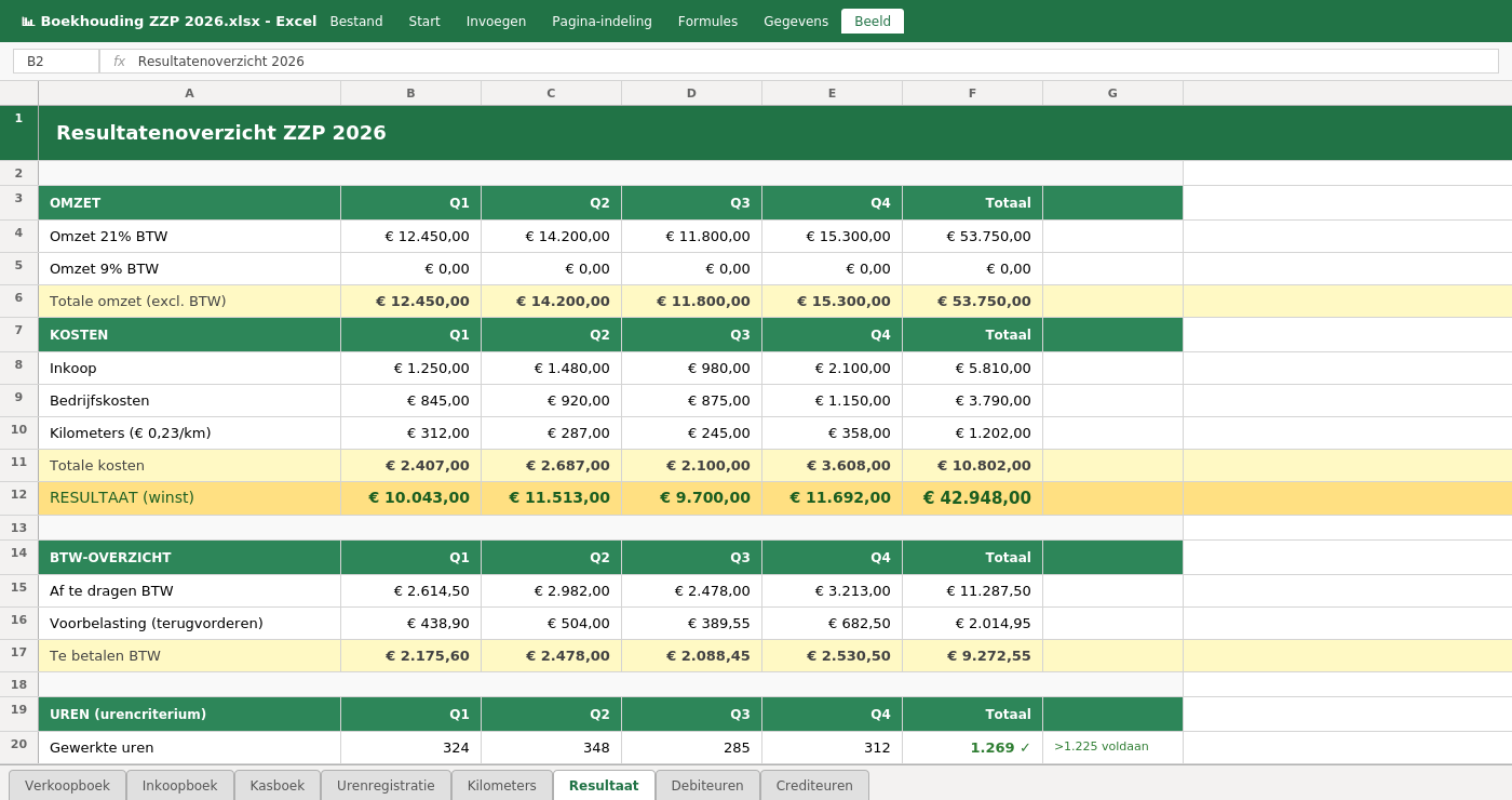 boekhoudprogramma-excel-zzp-screenshot