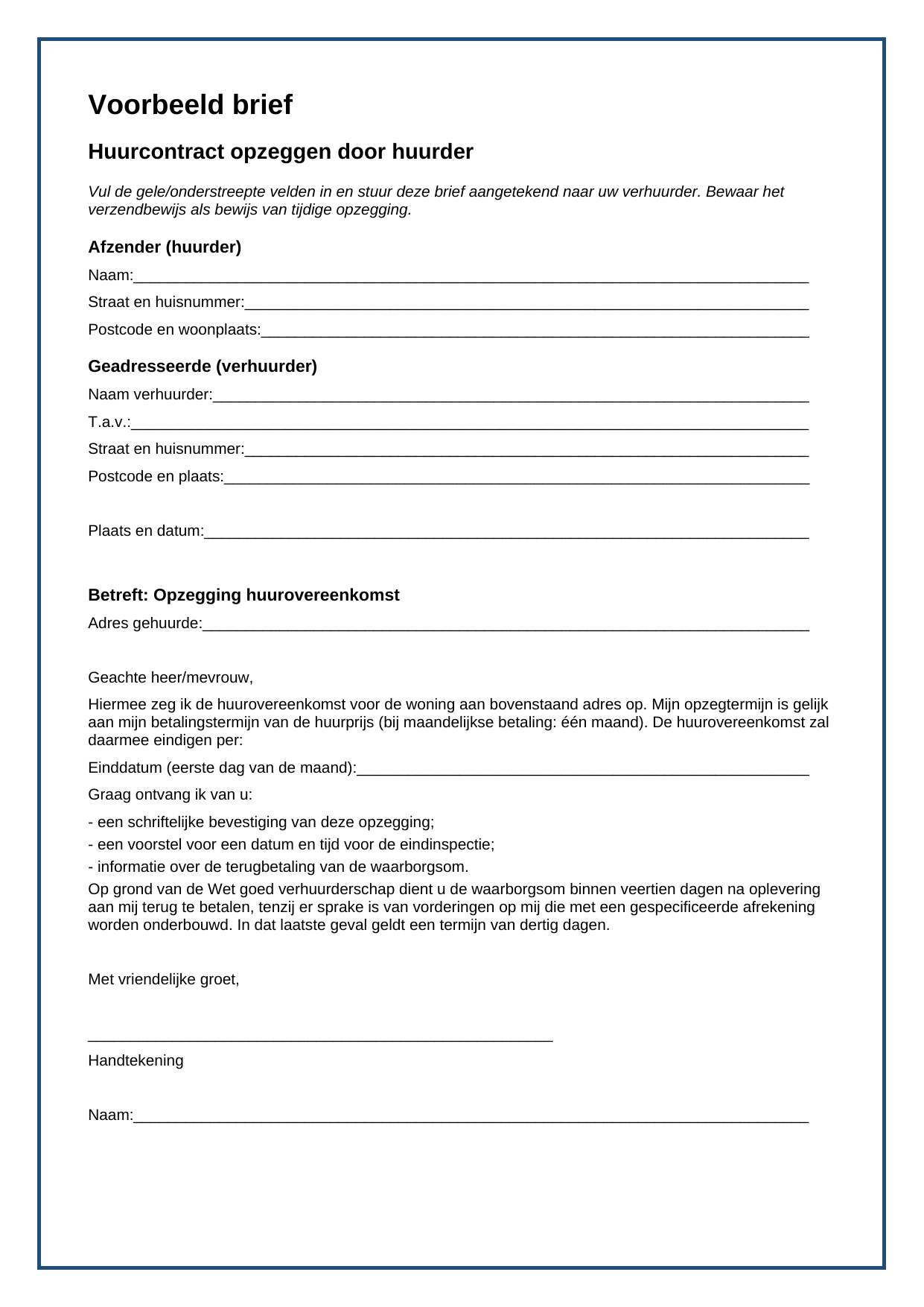 brief-huurcontract-opzeggen-huurder-preview