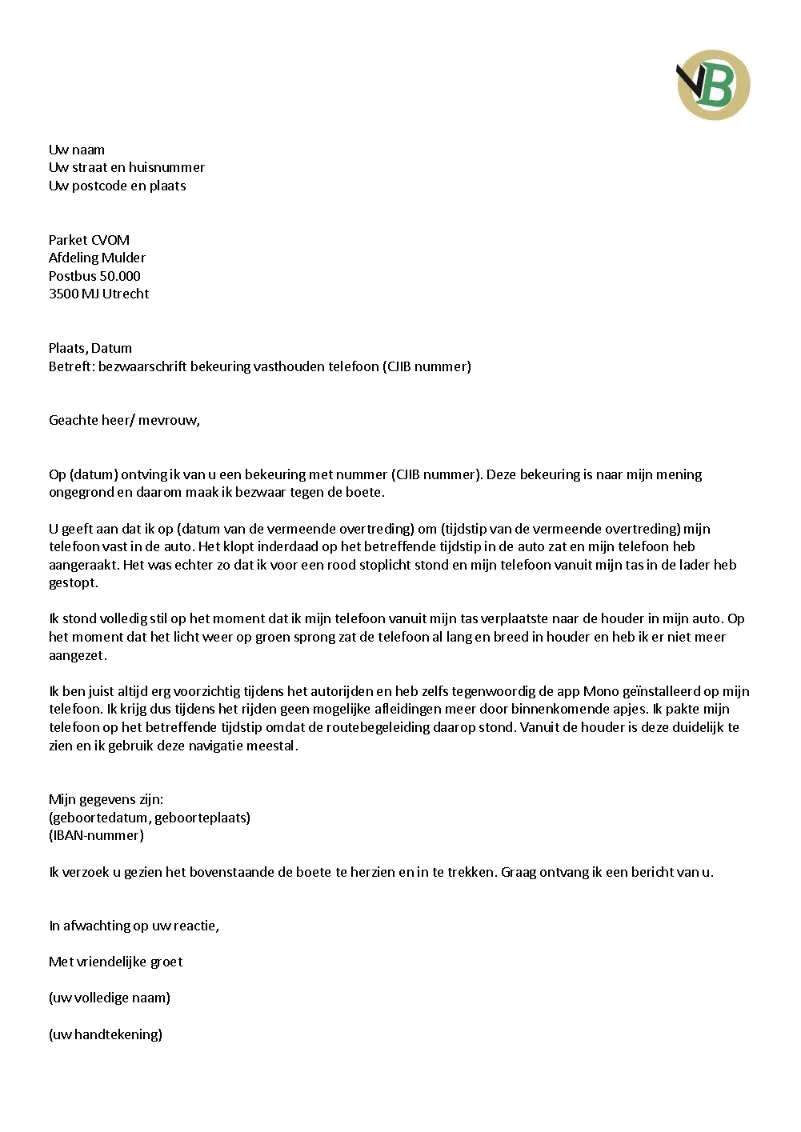 brief-voorbeeld-bezwaarschrift-vasthouden-telefoon