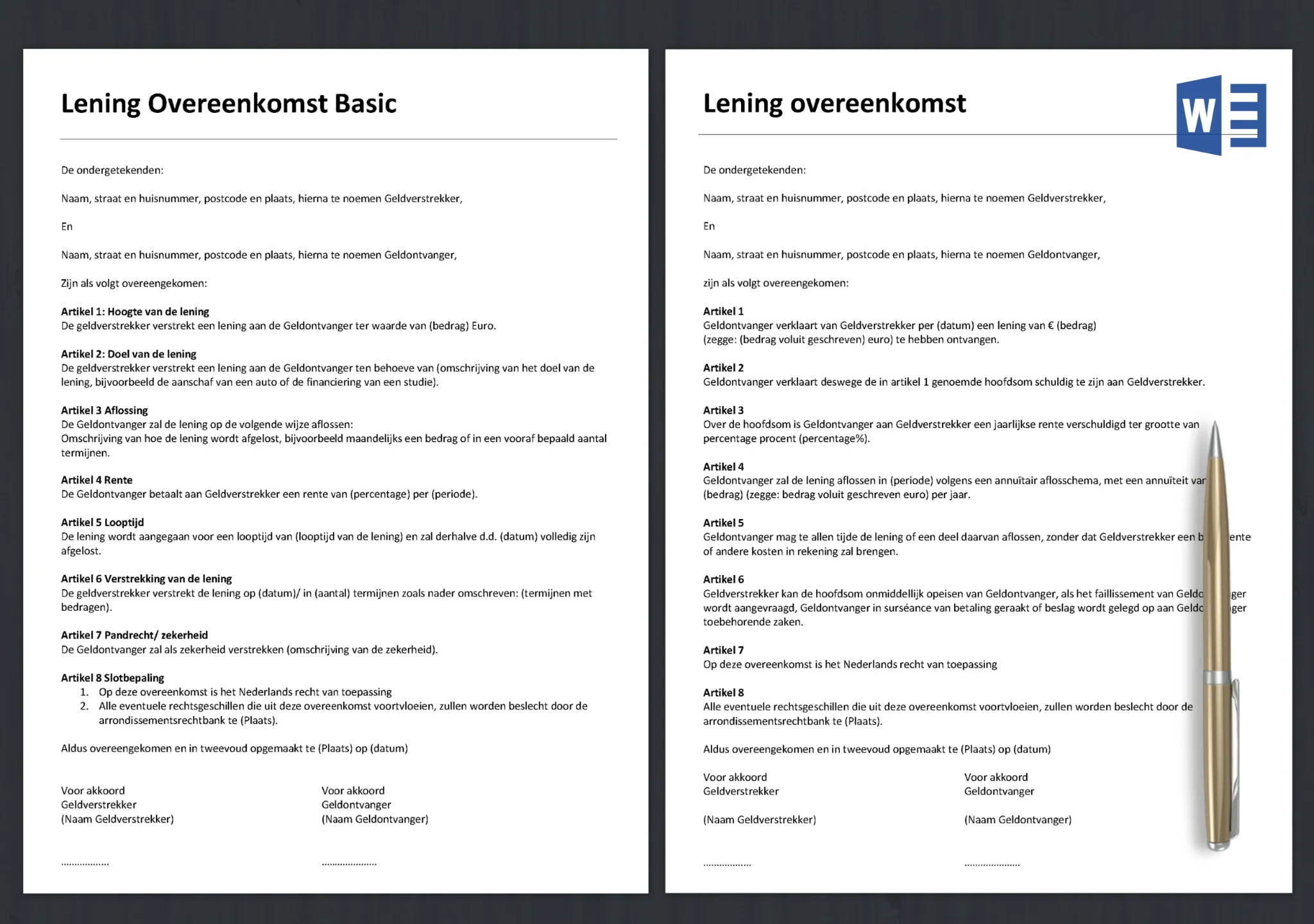 voorbeeld-leningovereenkomst-maken voorbeeld-leningovereenkomst-maken