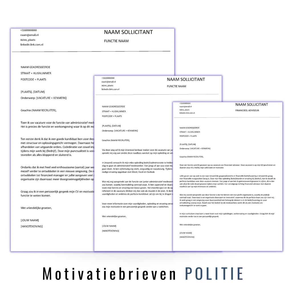 voorbeeld-motivatiebrief-politie